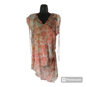 Vintage Venenzia for Lane Bryant Sheer/mesh tunic top